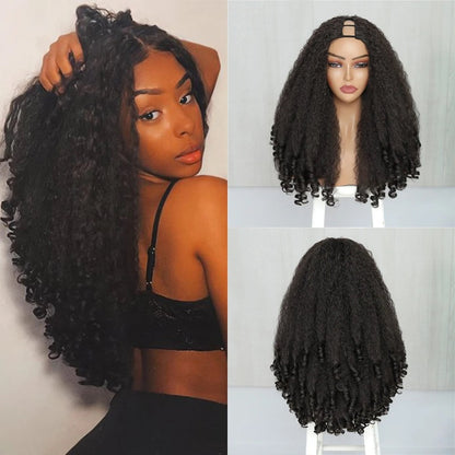 Afro Curly Glueless Wig