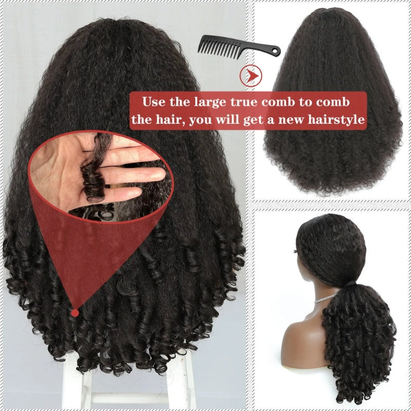 Afro Curly Glueless Wig