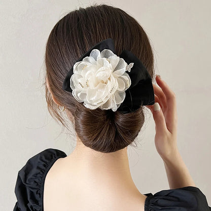 Bun Curler Flower Designed  Headwear