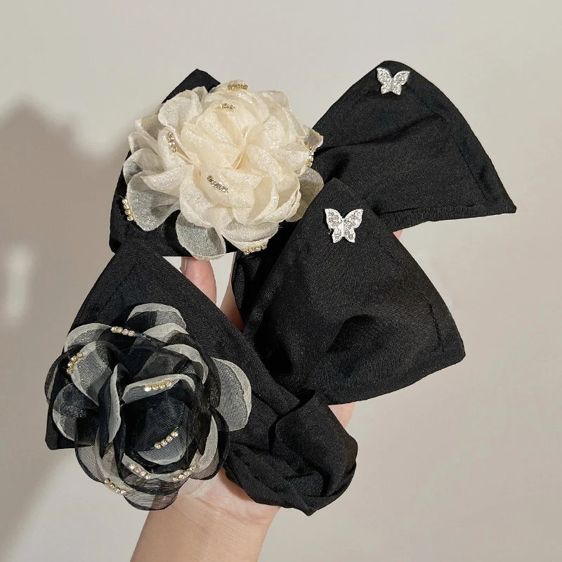 Bun Curler Flower Designed  Headwear