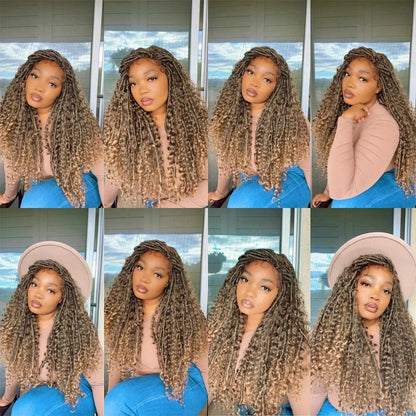 Curly Braids Lace Front Wig