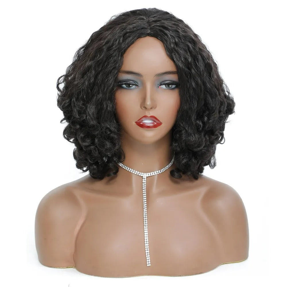 Curly Glueless Synthetic Non Lace Wig