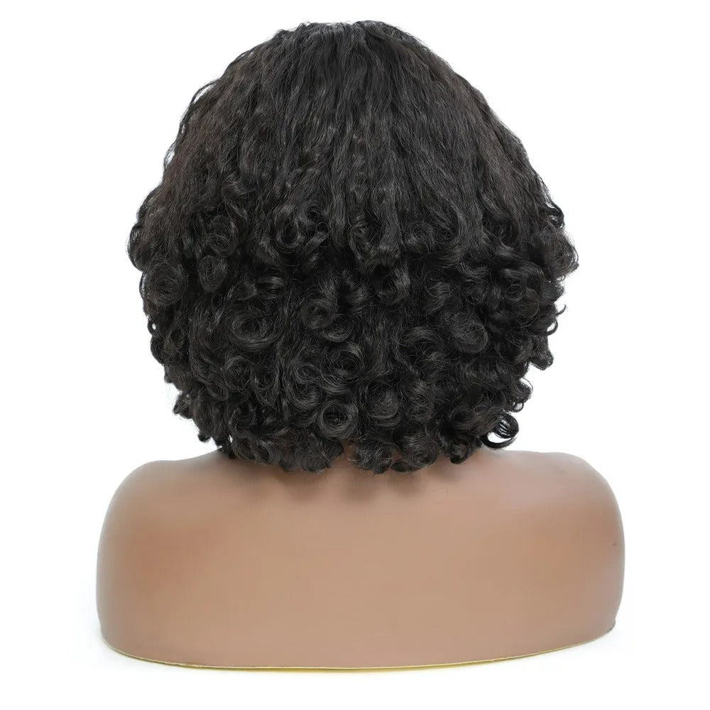 Curly Glueless Synthetic Non Lace Wig