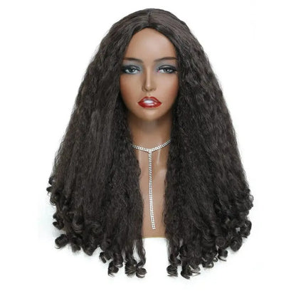 Curly Glueless Synthetic Non Lace Wig