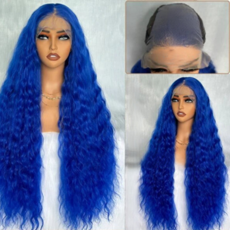 Curly Lace Front Long Wigs