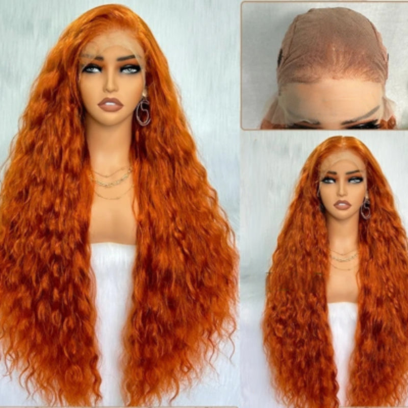 Curly Lace Front Long Wigs