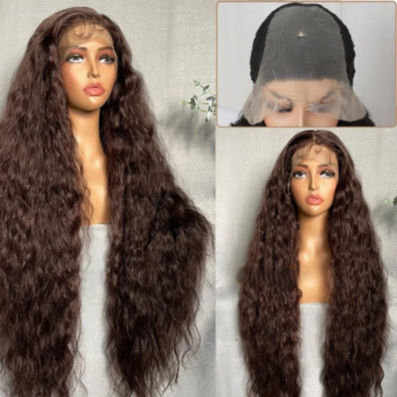 Curly Lace Front Long Wigs