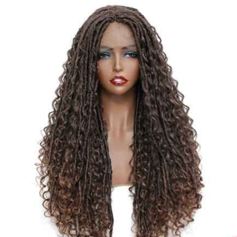 Curly Lace Front Synthetic Wigs