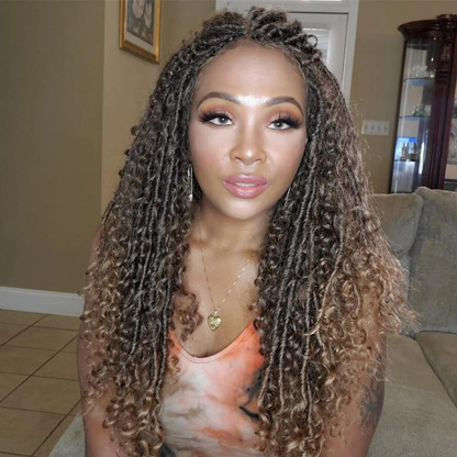 Curly Lace Front Synthetic Wigs