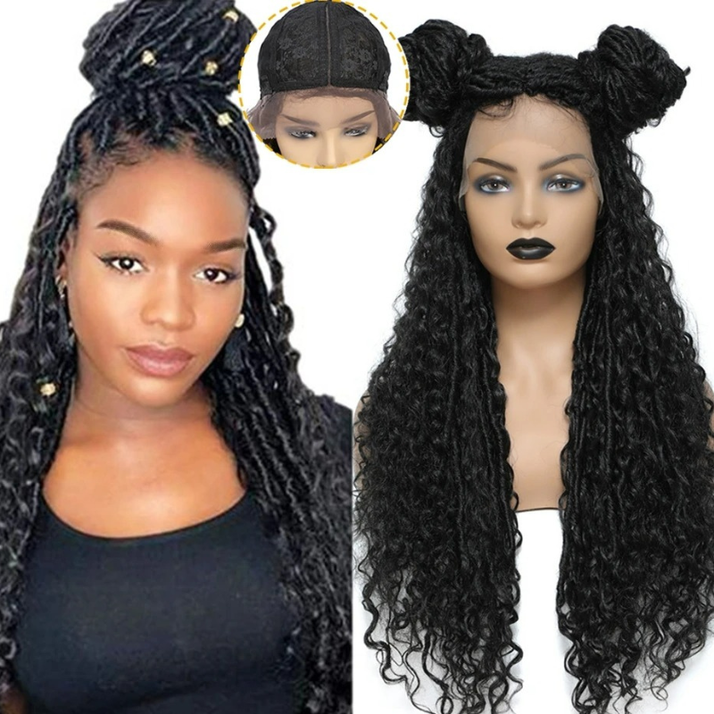 Curly Lace Front Synthetic Wigs