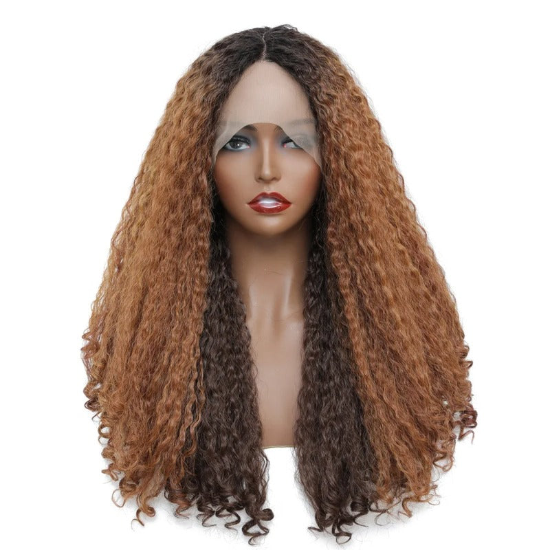 Curly Swiss Lace Textured Wigs