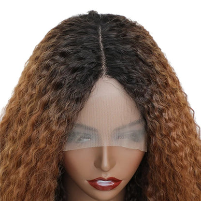 Curly Swiss Lace Textured Wigs