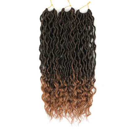 Curly Synthetic Crochet Goddess Locs