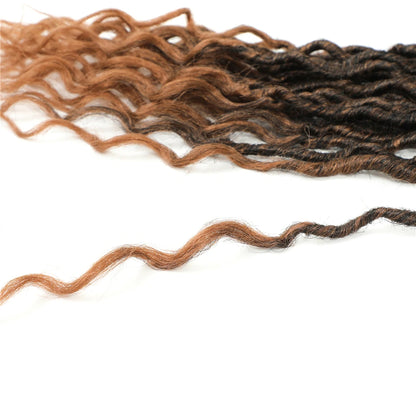 Curly Synthetic Crochet Goddess Locs