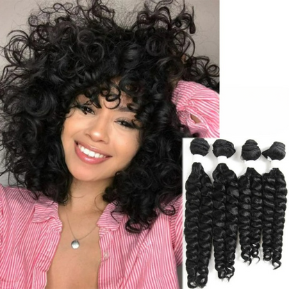 Curly Synthetic Wig Extensions