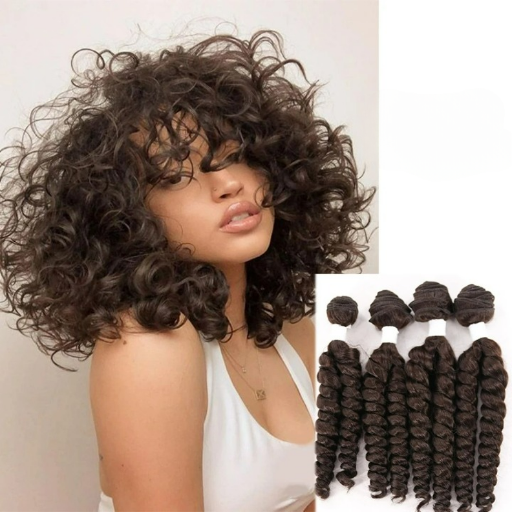 Curly Synthetic Wig Extensions