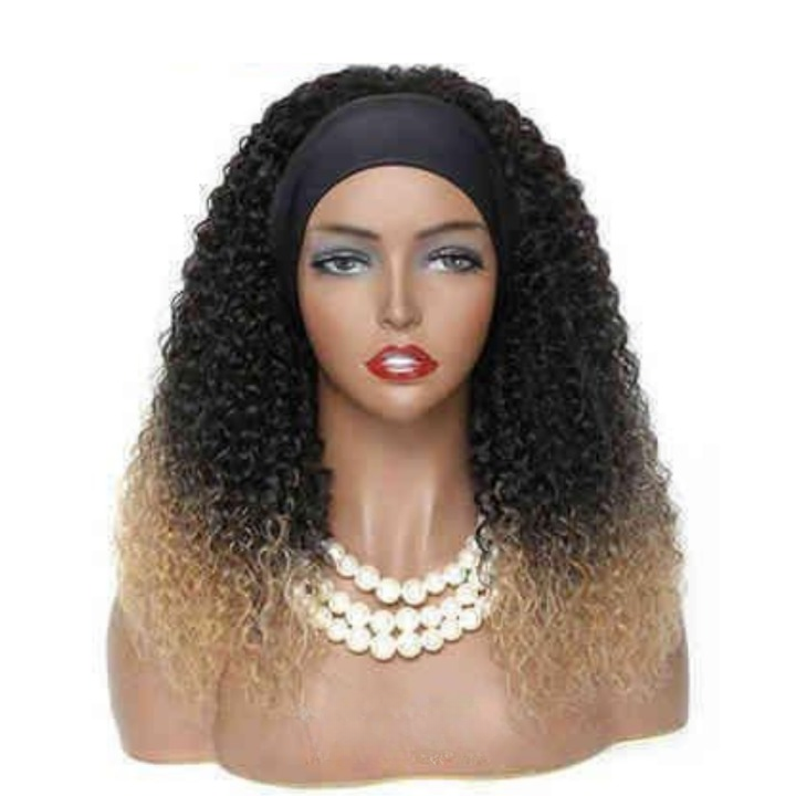 Curly Headband Wig