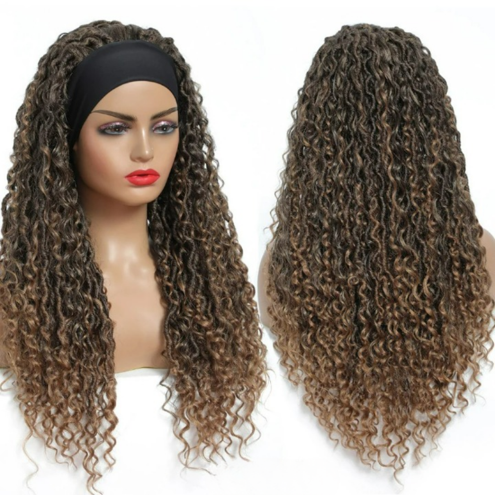 Curly Synthetic Headband Wig