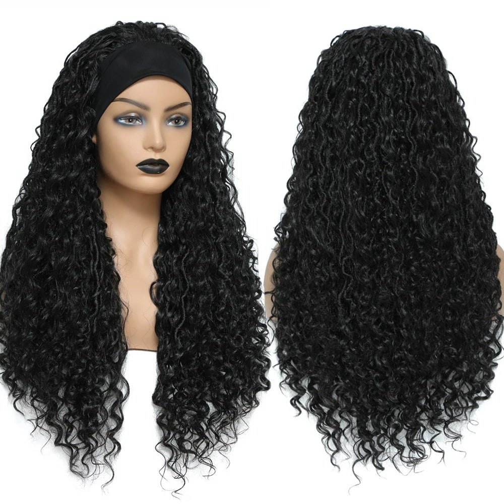 Curly Synthetic Headband Wig