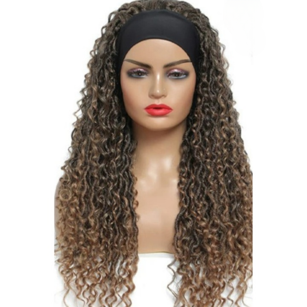 Curly Synthetic Headband Wig