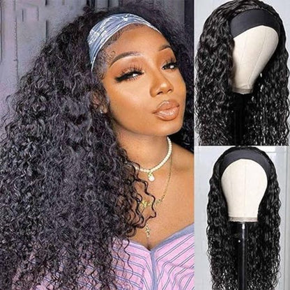 Curly Headband Wig