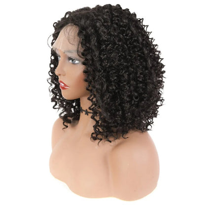 Curly Textured Lace Front Wigs