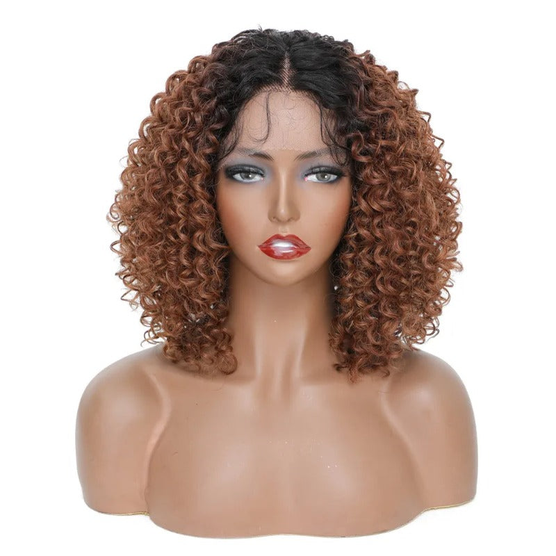 Curly Textured Lace Front Wigs