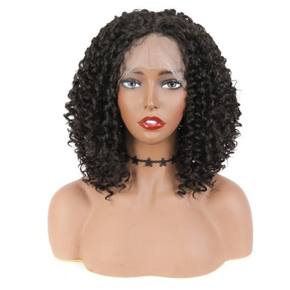 Curly Textured Lace Front Wigs