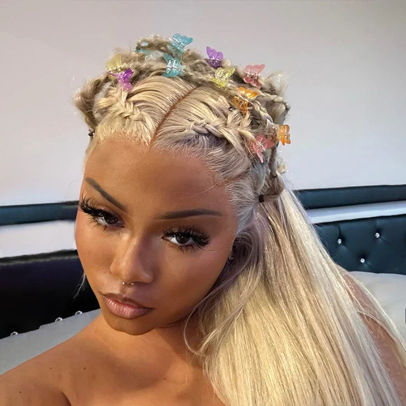 Customized Blonde Balayage Full Lace Frontal Wig