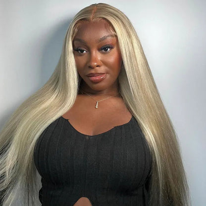 Customized Blonde Balayage Full Lace Frontal Wig