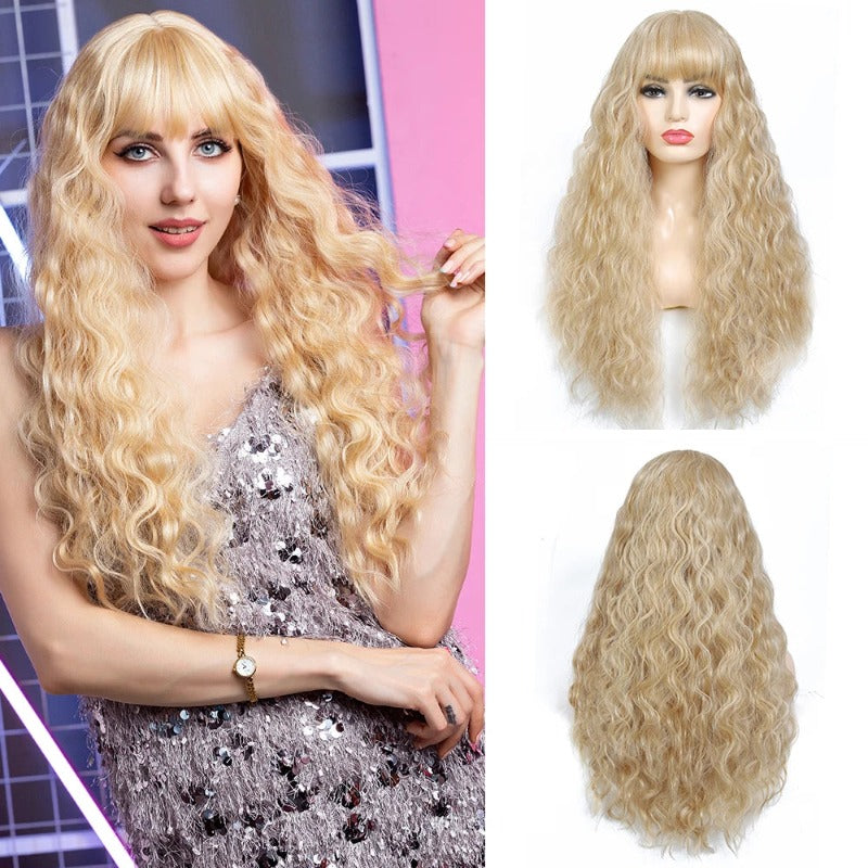 Long Daily Wear Hair Wigs With Bangs