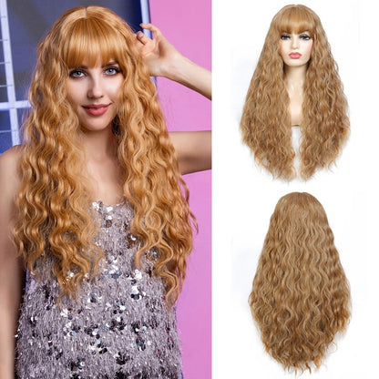 Long Daily Wear Hair Wigs With Bangs