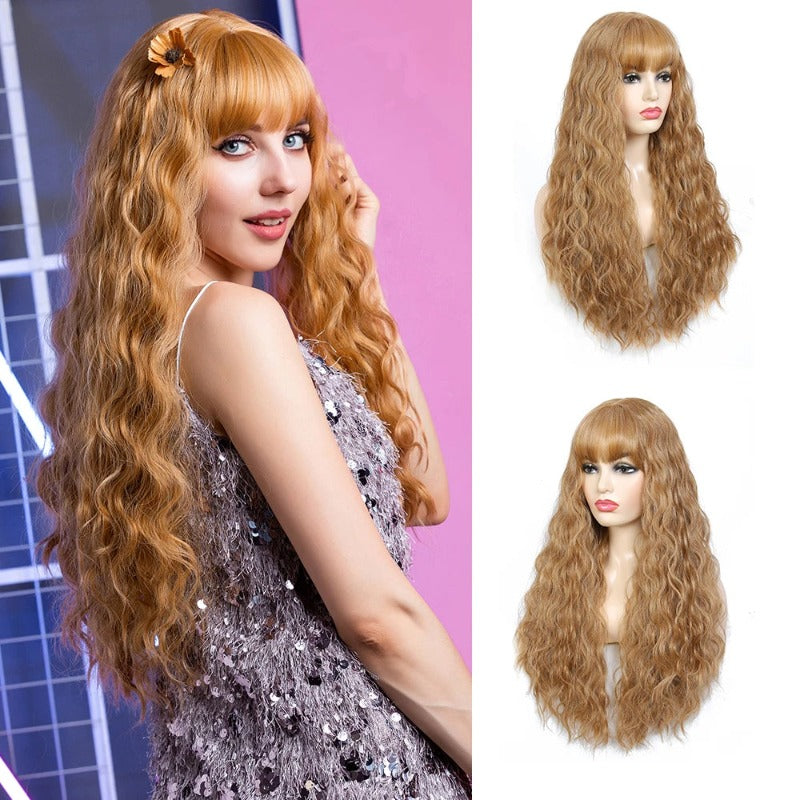 Long Daily Wear Hair Wigs With Bangs