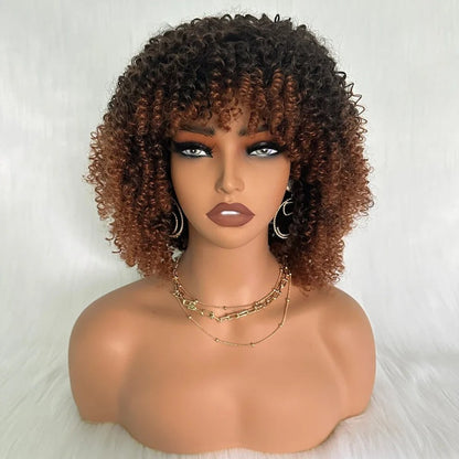 Daily Wear Short Bob Curly Hair Wigs