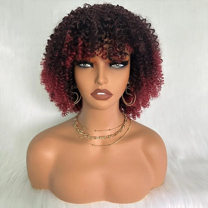 Daily Wear Short Bob Curly Hair Wigs