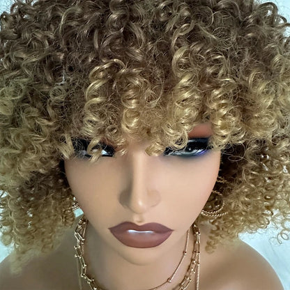 Daily Wear Short Bob Curly Hair Wigs