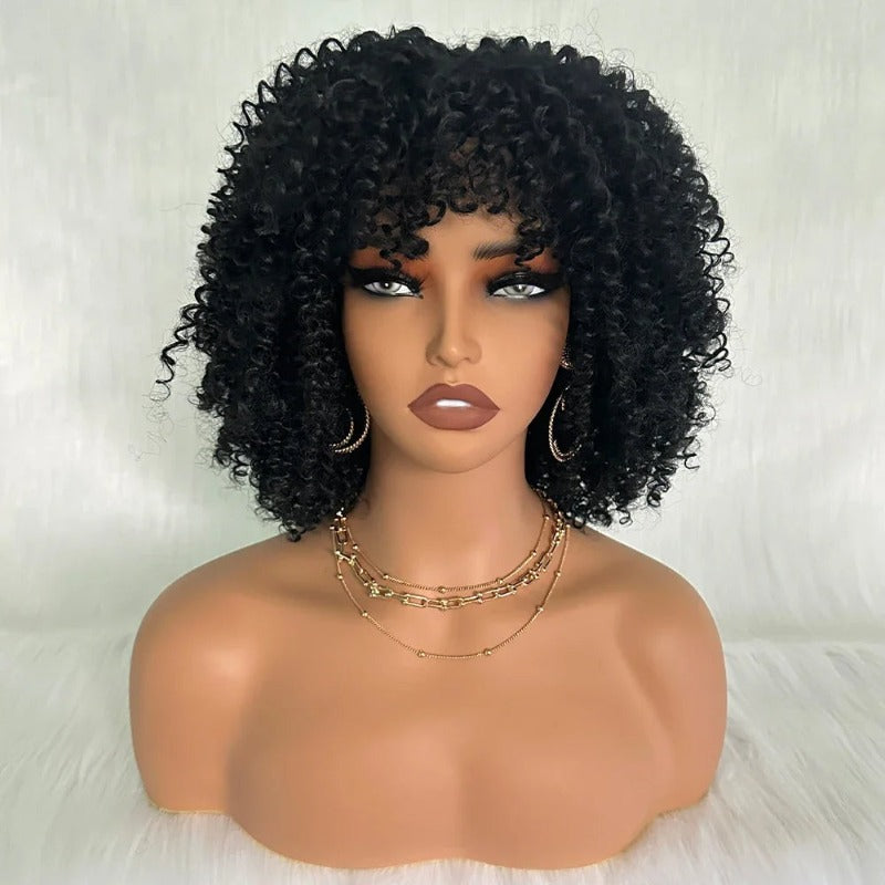 Daily Wear Short Bob Curly Hair Wigs