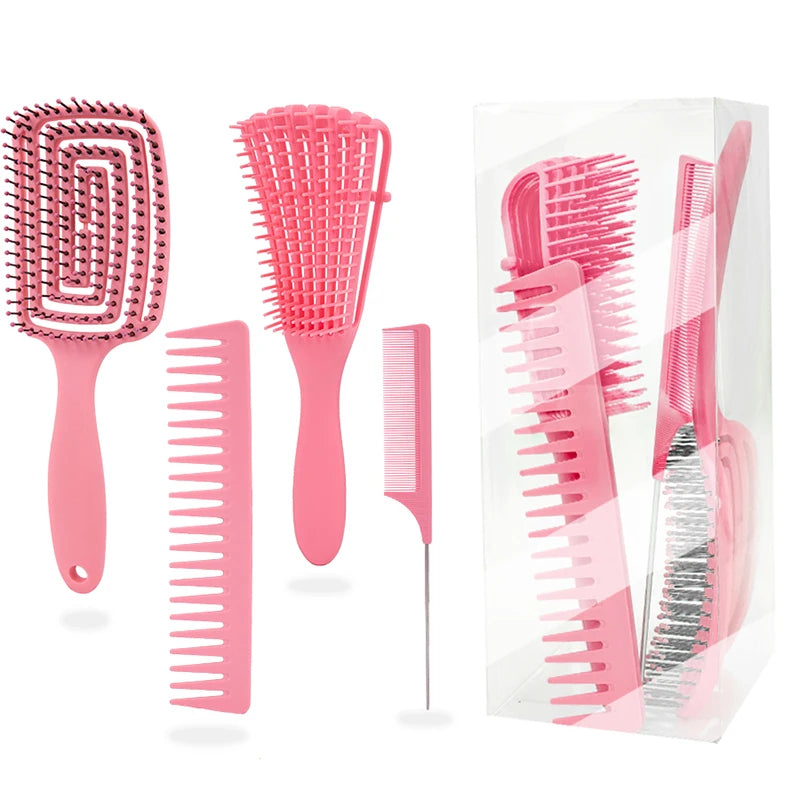 Detangling Brush Hair Brush Set