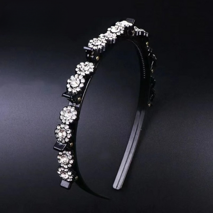 Rhinestone Double Bangs Hairband