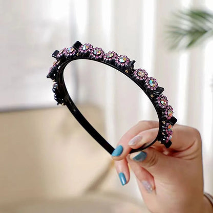 Rhinestone Double Bangs Hairband