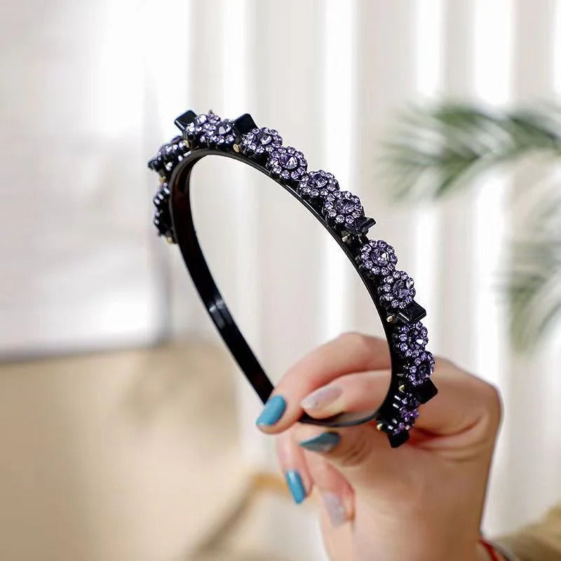 Rhinestone Double Bangs Hairband