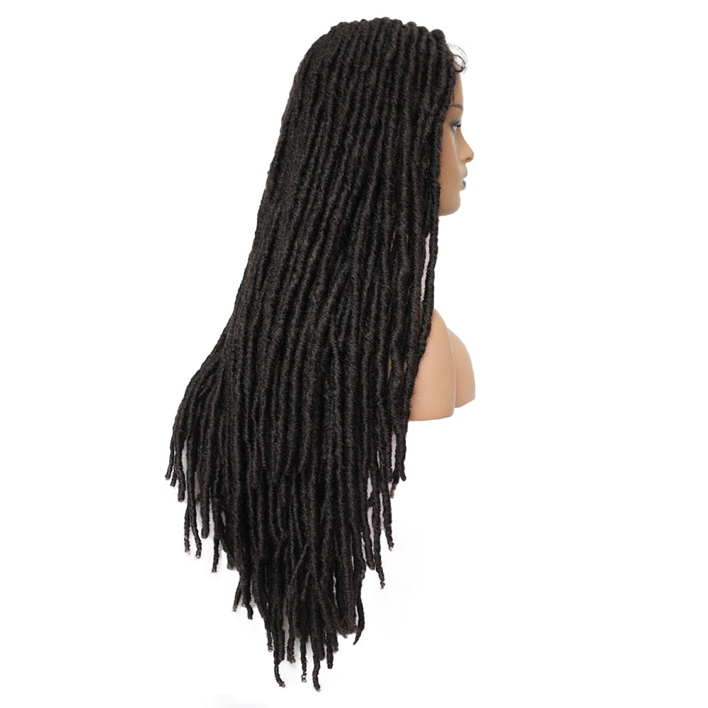 Faux Locs Crochet Braid Long Wig