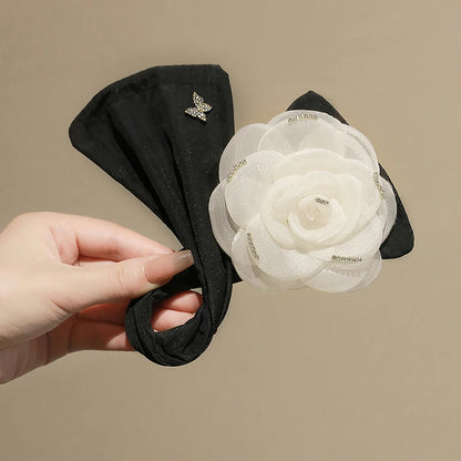 Flower Designed Bun Curler Headwear