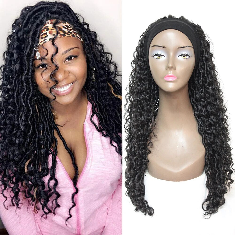 Fluffy Glueless Crochet Braiding Wig