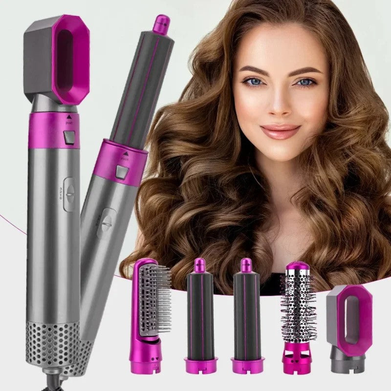 Hair Curler And Straightening Hairdryer