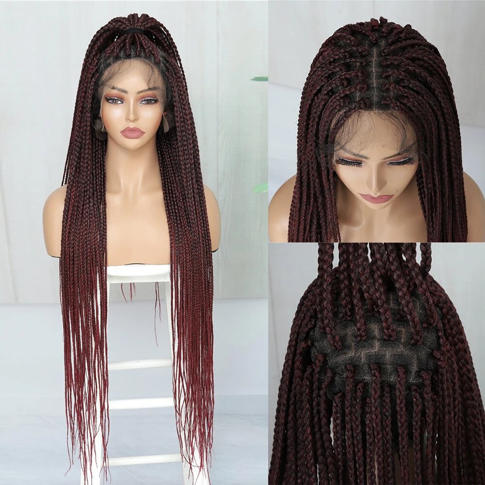 Knotless Cornrow Braided Lace Wig