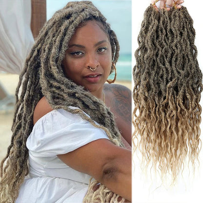 Knotless Synthetic Crochet Goddess Locs