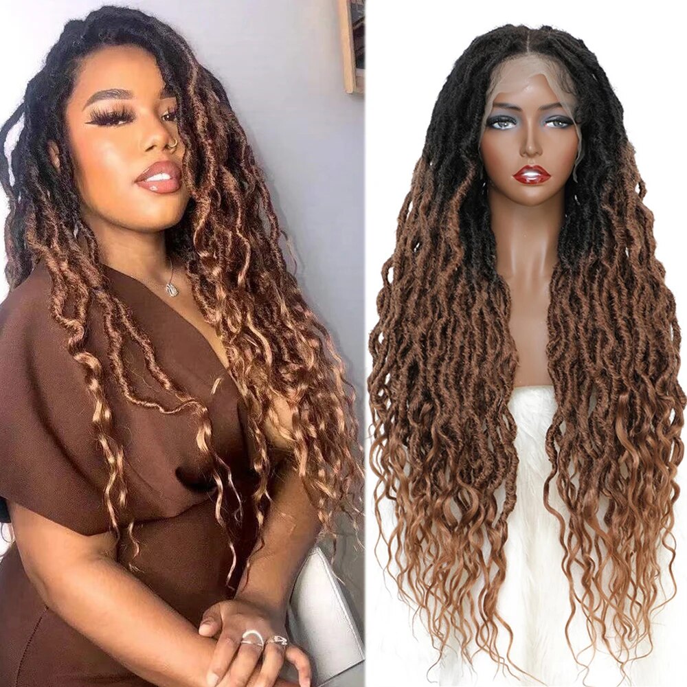 Lace Frontal Synthetic Braided Wigs