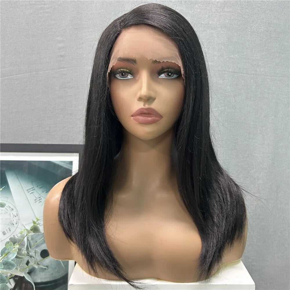 Lightweight Straight L Part Lace Wigs