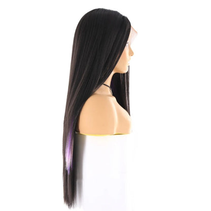 Long And Straight Middle Part Wigs